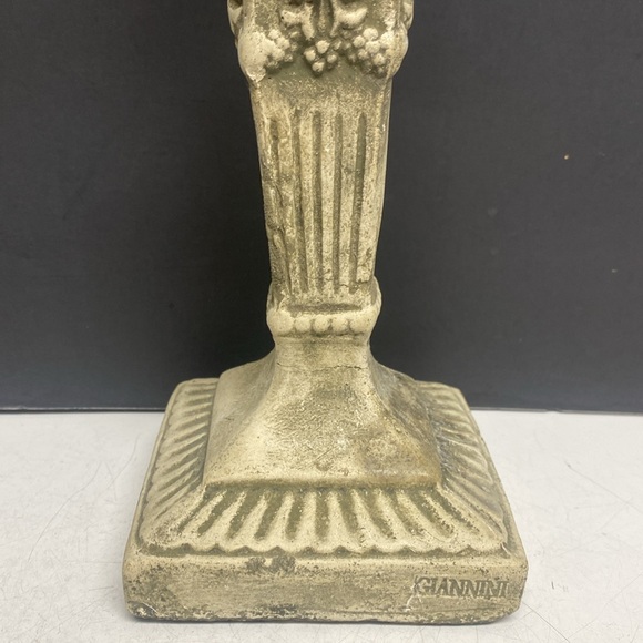 Giannini Plaster Molded Lion Candle Sticks Set of Two - Picture 11 of 16